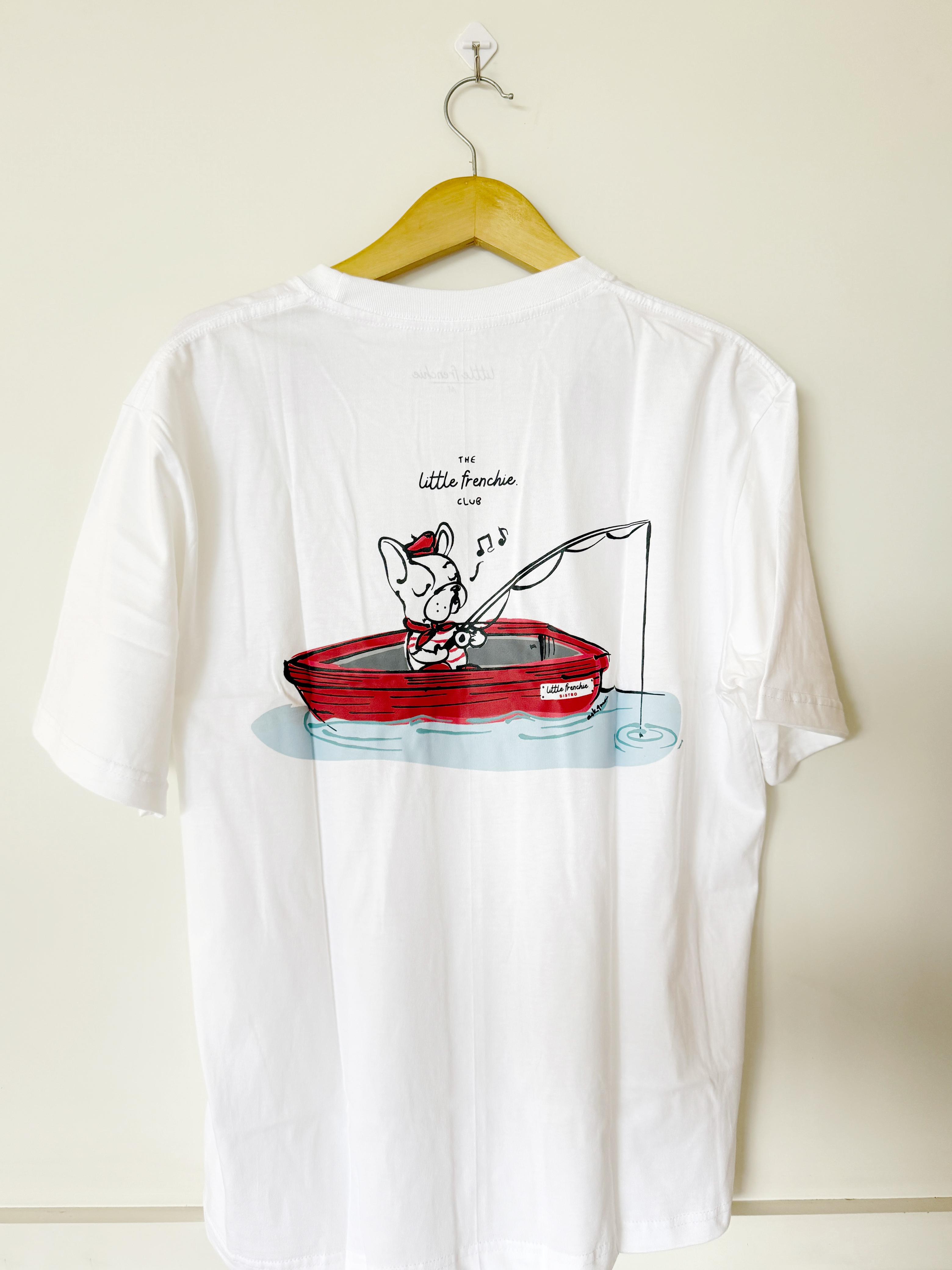 Louie Fishing White