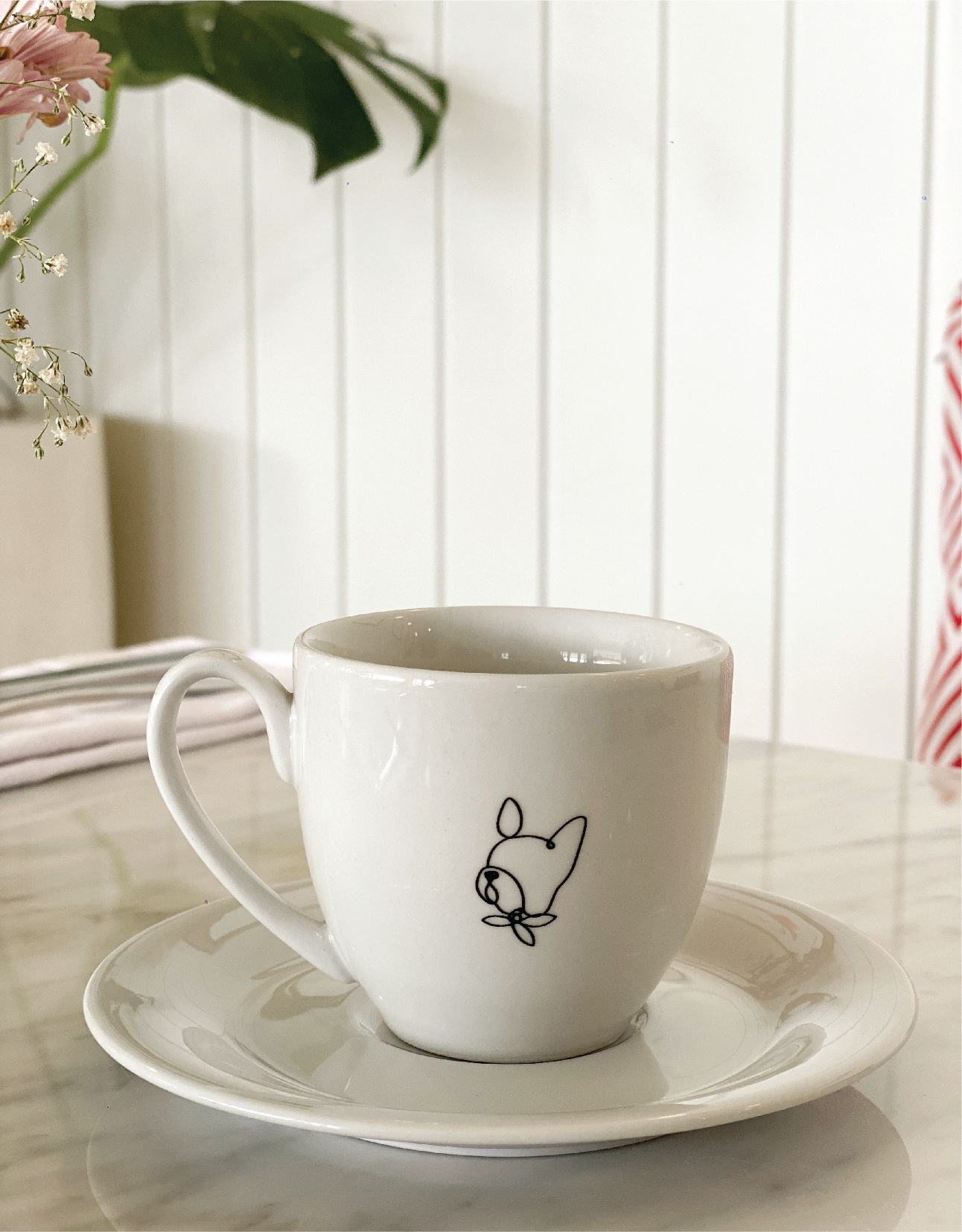 Coffee cup with saucer (5oz)